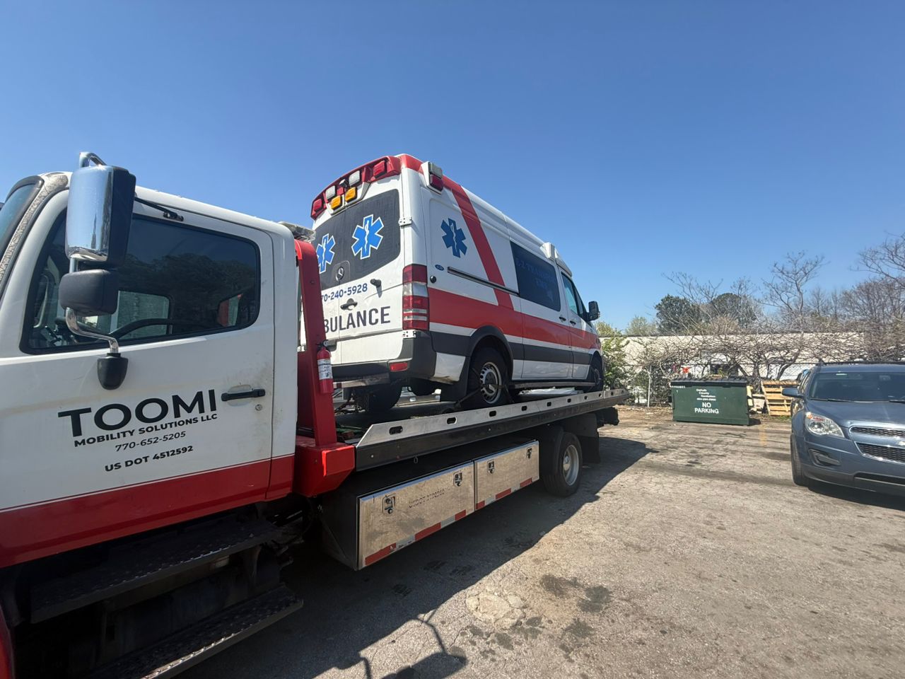 Toomi tow truck Duluth GA